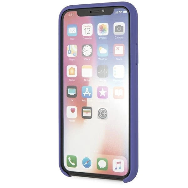 Karl Lagerfeld Silicone iPhone X/Xs Case - lilla