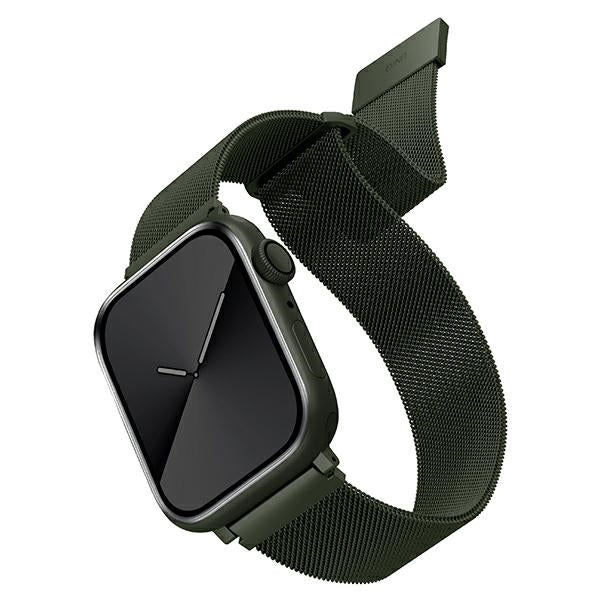 Uniq Dante rustfrit stål rem til Apple Watch 1/2/3/4/5/6/7/8/SE/SE2 42/44/45 mm - grøn