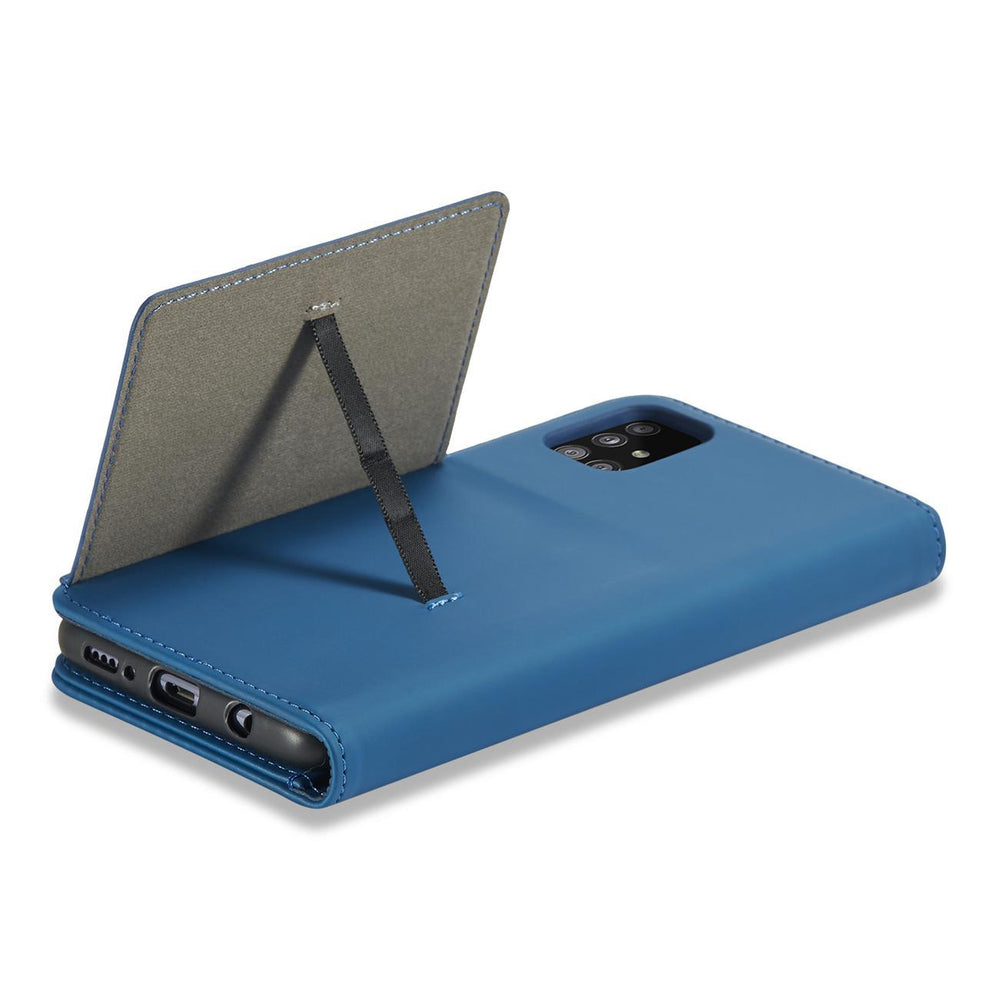 Magnetkort Hylde Hylde Til Samsung Galaxy A13 5G Hylde lommebog Kortholder Blå