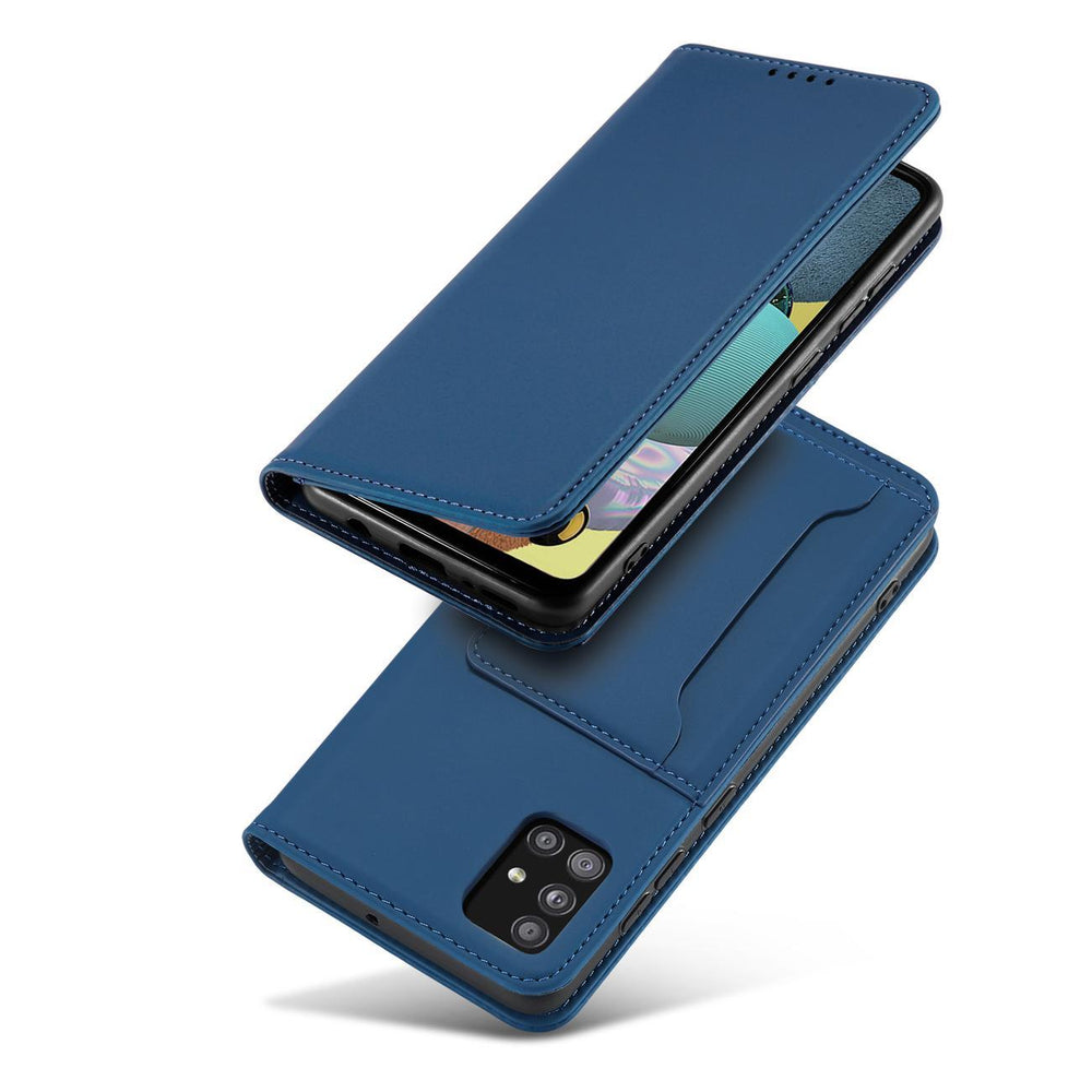 Magnetkort Hylde Hylde Til Samsung Galaxy A13 5G Hylde lommebog Kortholder Blå