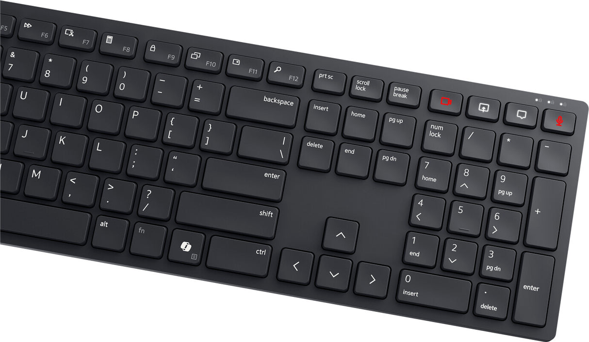 DELL KB525C tastatur Kontor USB QWERTY Russisk Sort