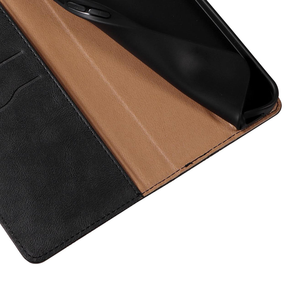 Magnet Strap Case Case for Samsung Galaxy S22 + (S22 Plus) Taske Wallet + Mini Lanyard Pendant Svart
