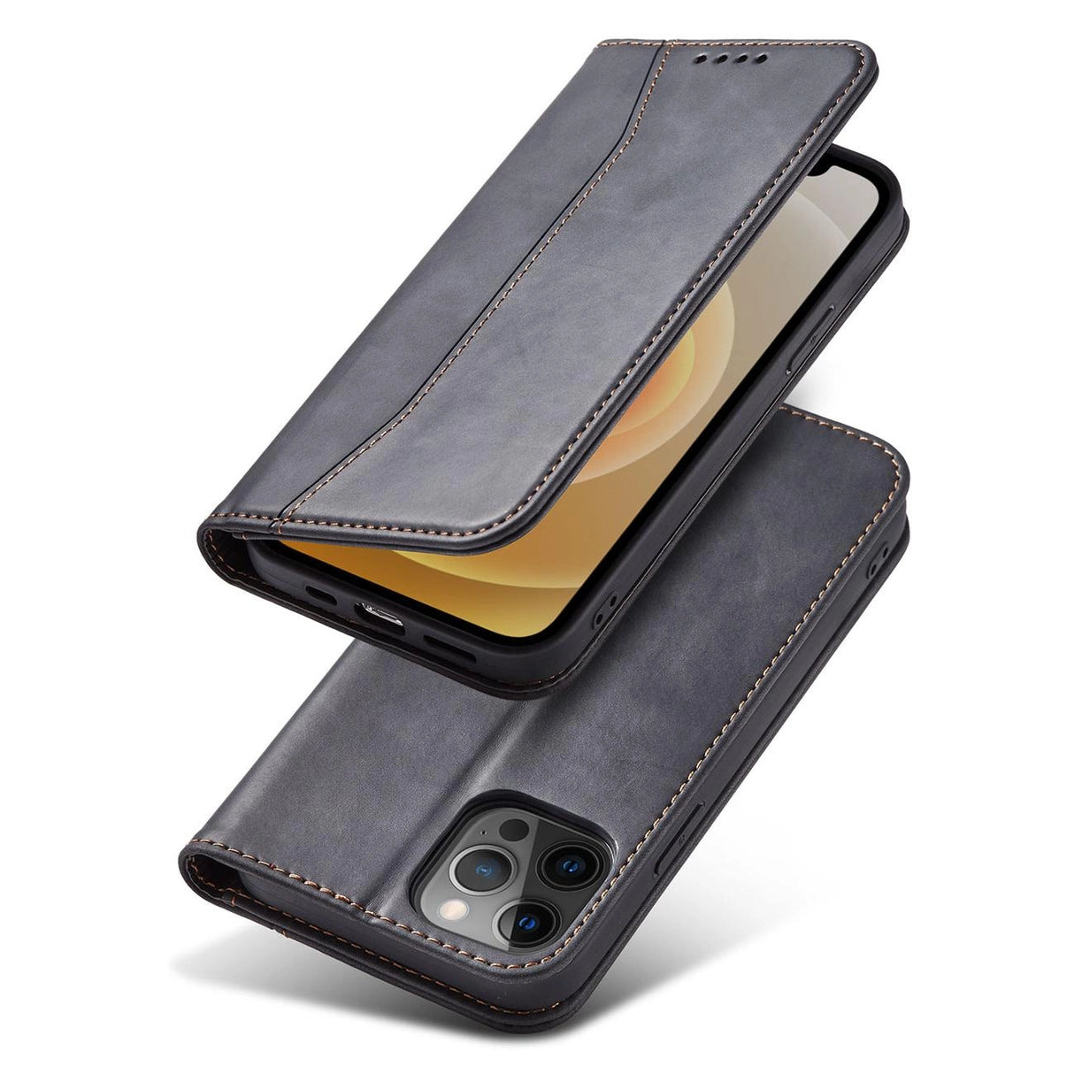 Magnet Fancy Case Case for iPhone 12 Pro Max Pouch Wallet Card Holder Sort