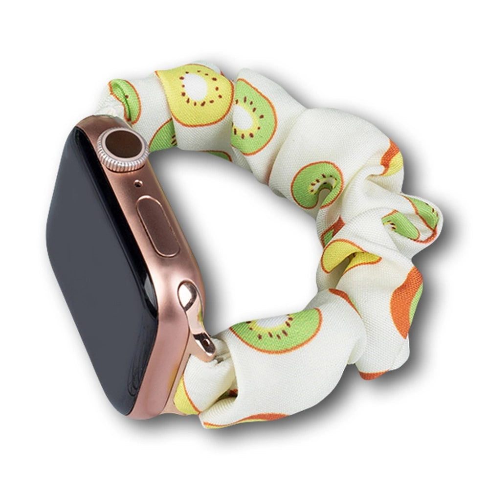 Stof bånd til Apple Watch 38 / 40 / 41 mm rem armbånd gummi bånd - kiwi