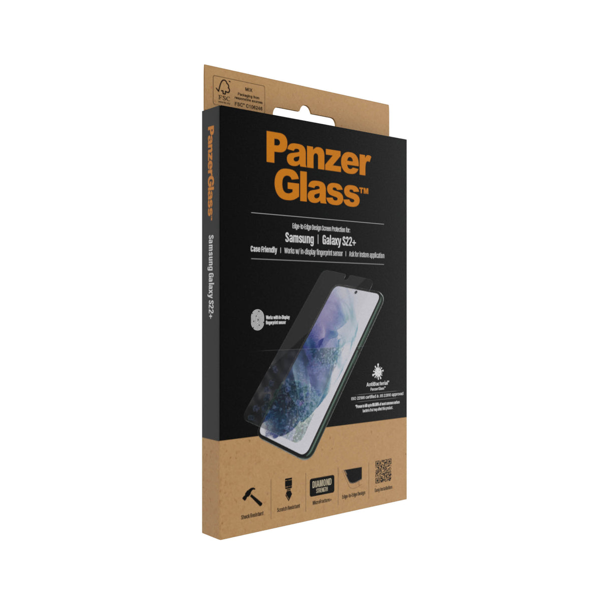 PanzerGlass Samsung Galaxy S22+ (CF), Black AB