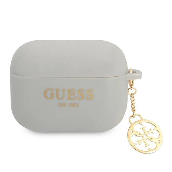 Guess GUAPLSC4EG AirPods Pro cover grå/grå Silicone Charm 4G Collection