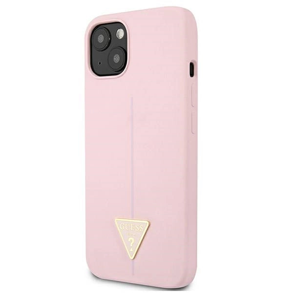Guess GUHCP13SSLTGU iPhone 13 mini 5.4" lilla/lila hardcase Silikon trekant