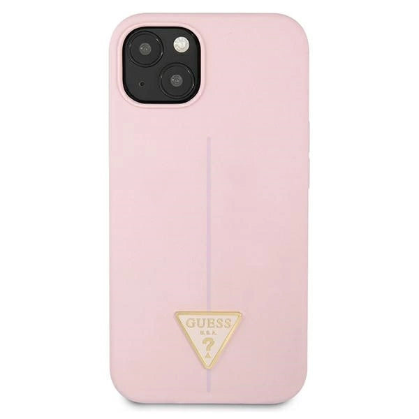 Guess GUHCP13SSLTGU iPhone 13 mini 5.4" lilla/lila hardcase Silikon trekant