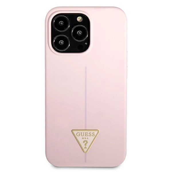 Guess GUHCP13XSLTGU iPhone 13 Pro Max 6.7" lilla/lila hardcase Silikon trekant