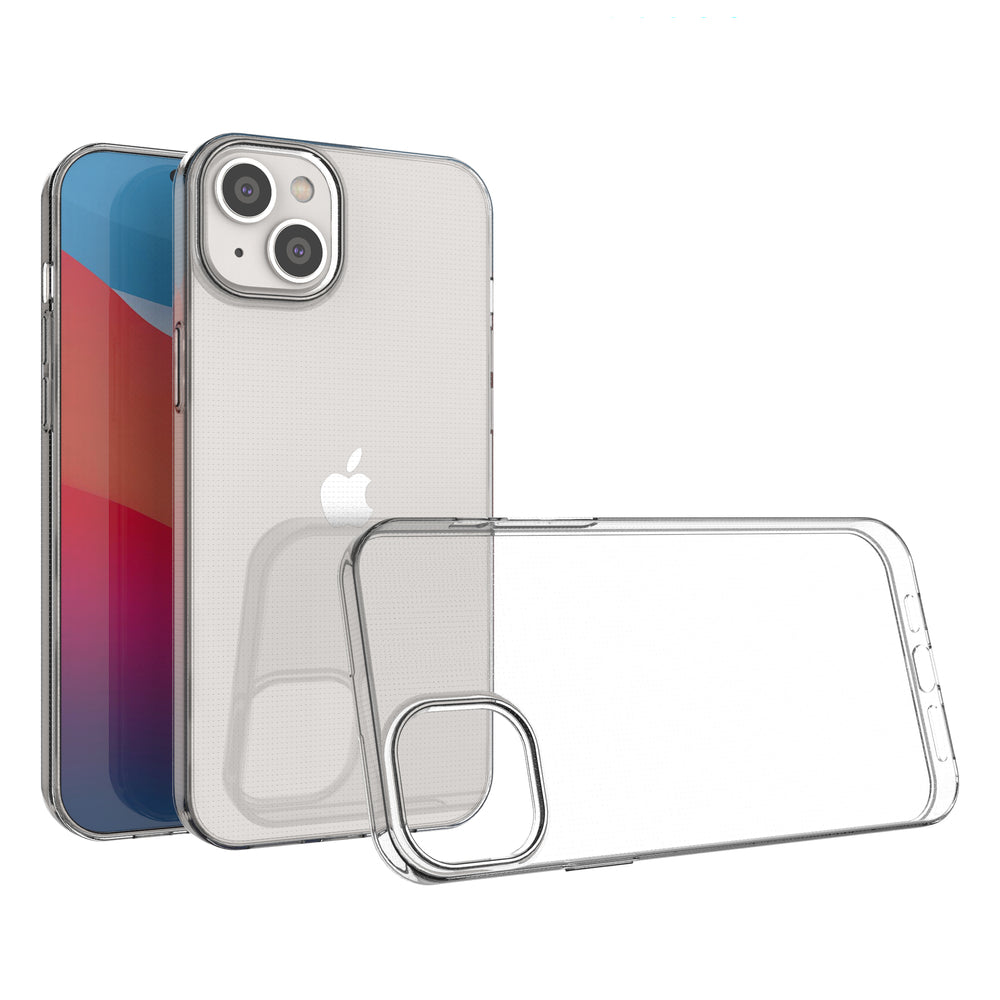 Gelkasse til Ultra Clear 0,5 mm iPhone 14 Max gennemsigtig