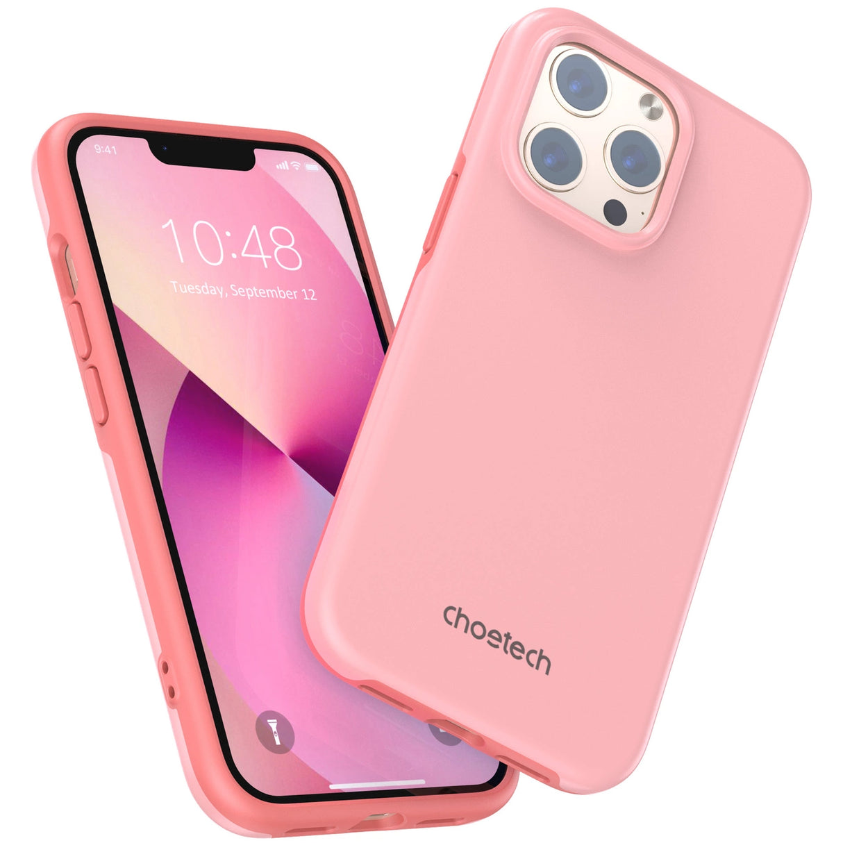 Choetech MFM Anti-drop case Made For MagSafe til iPhone 13 Pro pink (PC0113-MFM-PK)