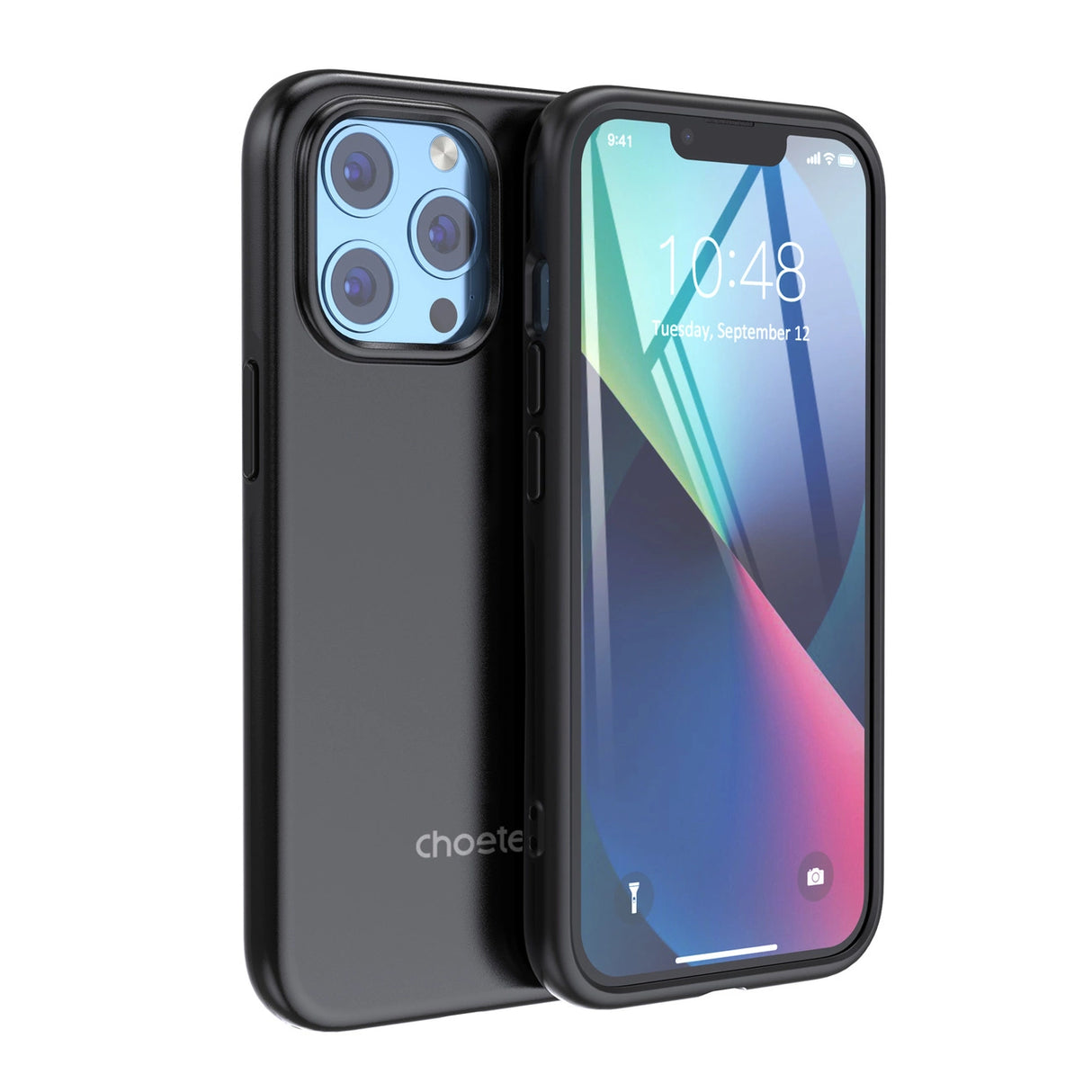 Choetech MFM Anti-drop Case Cover til iPhone 13 Pro Max sort (PC0114-MFM-BK)