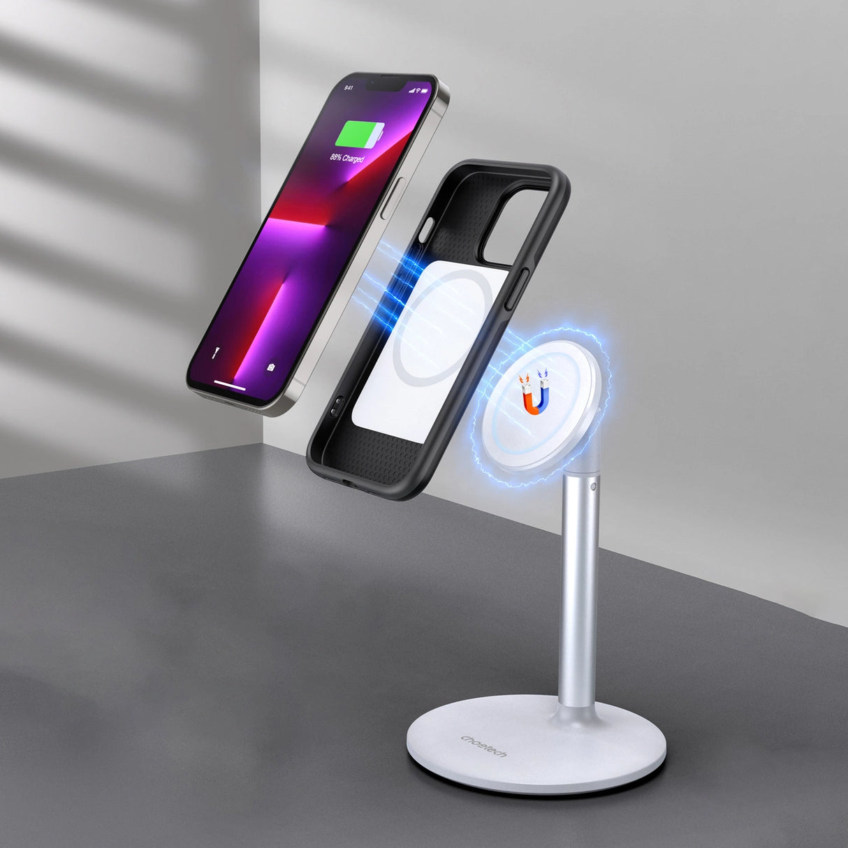 Choetech MFM Anti-drop Case Cover til iPhone 13 Pro Max sort (PC0114-MFM-BK)