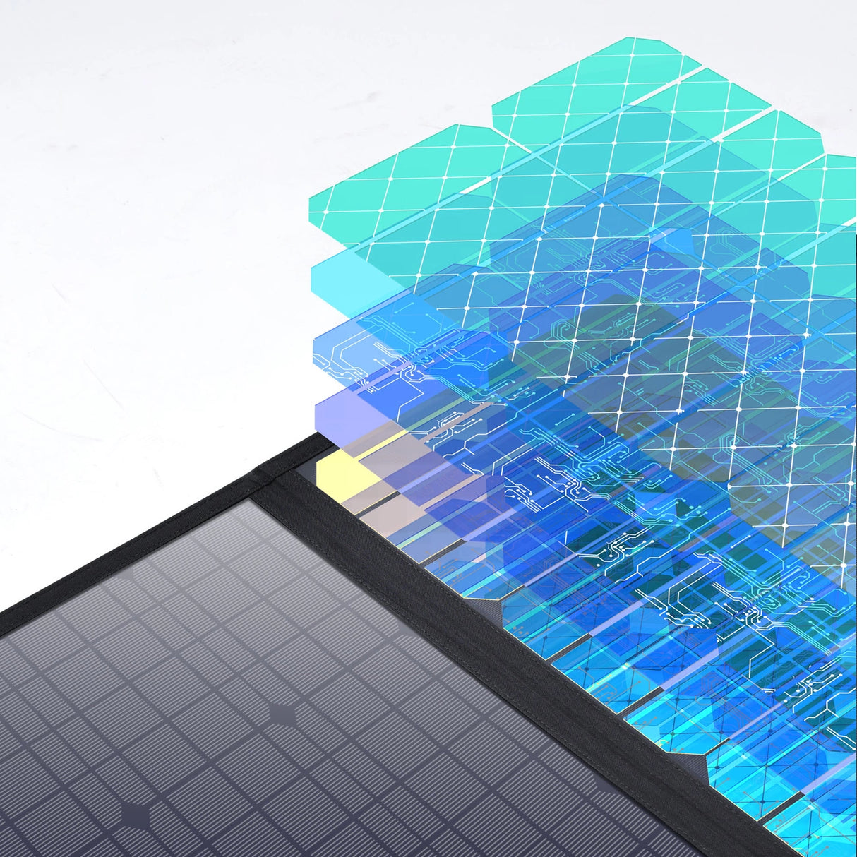Choetech SC008 solopladning 120W DC / USB-C / 2x USB-A - sort