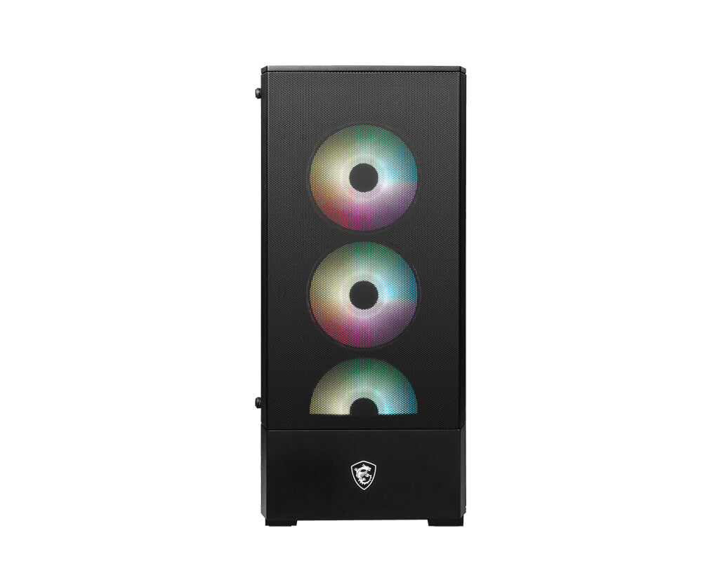 MSI MAG Forge 112R Midi Tower Sort, Transparent