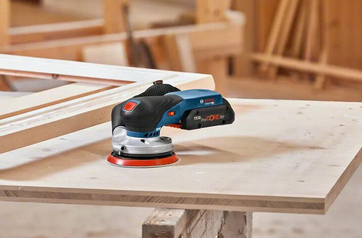 Bosch GEX 18V-125 Professional Excentersliber 10000 rpm 20000 OPM Sort, Blå, Grå, Rød