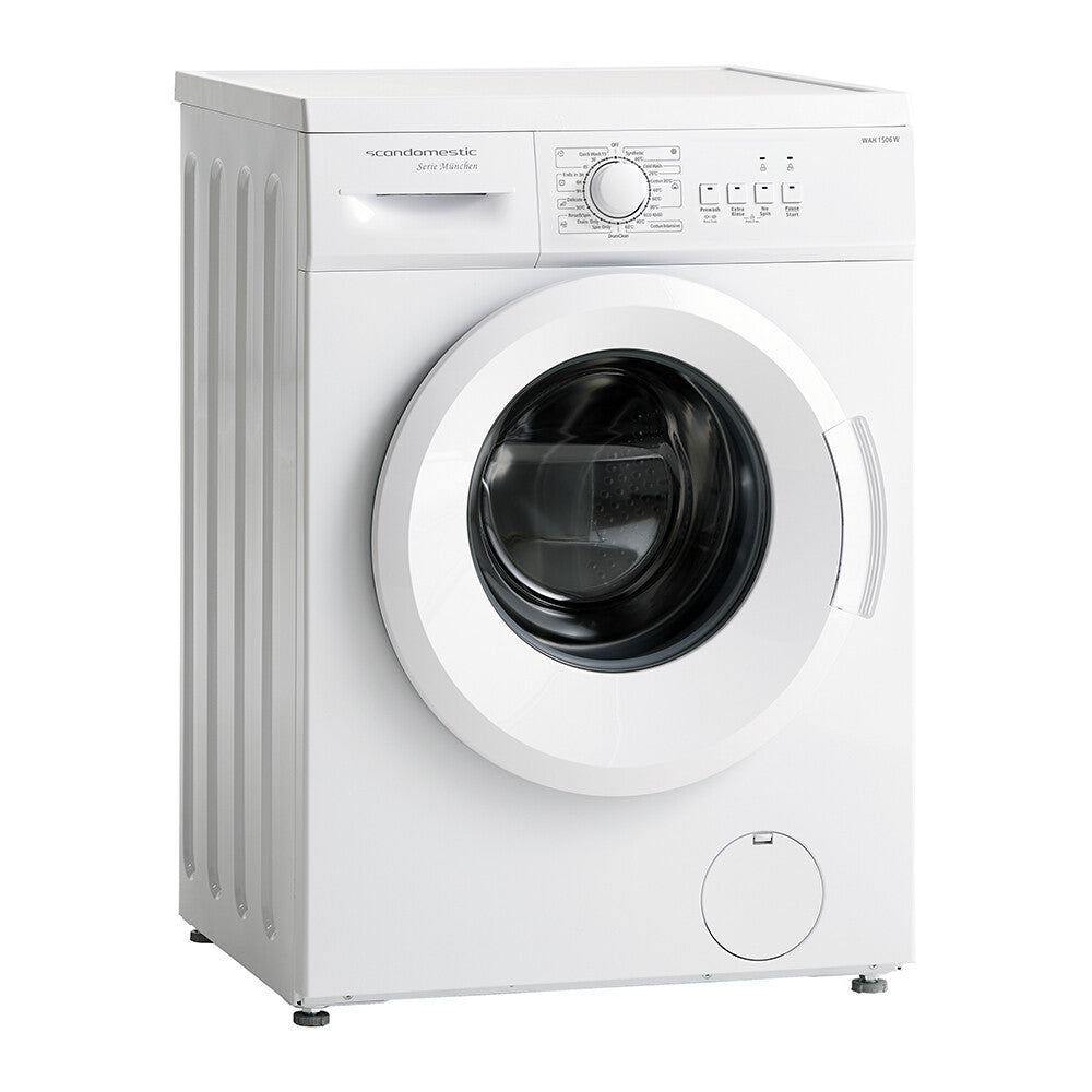ScanDomestic WAH 1506 W vaskemaskine Front-læsning 6 kg 1200 rpm Hvid