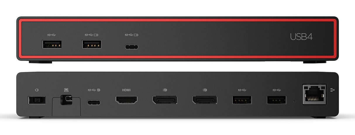 Lenovo ThinkPad USB4 Dock 5000 Ledningsført Thunderbolt 4 Sort