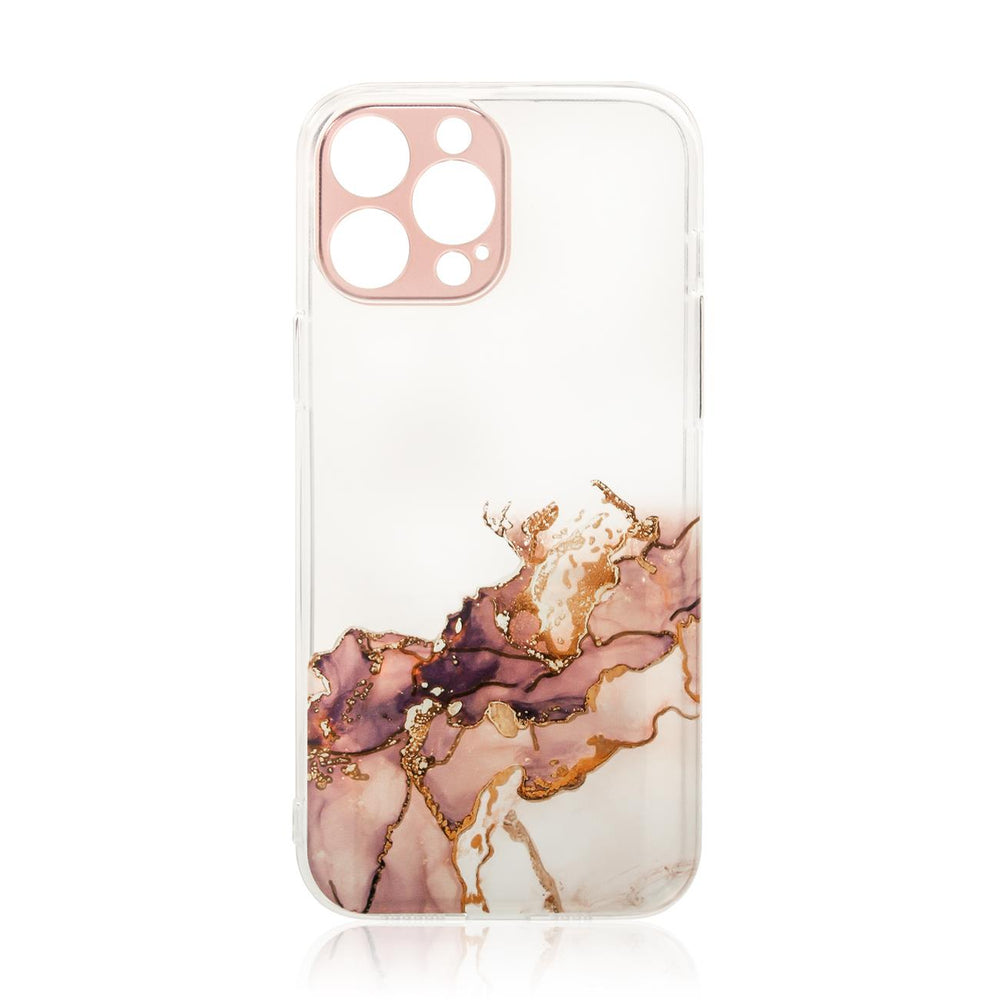 Marmorkasse til Xiaomi Redmi Note 11 Gel Cover Marmorbrun