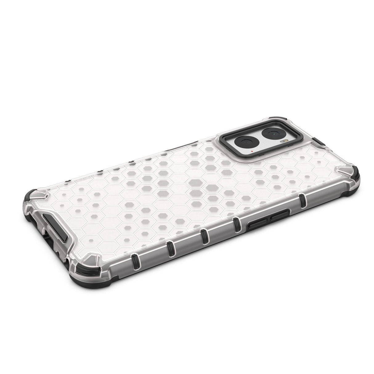 Honeycomb case pansret cover med gel ramme Oppo A76 / Oppo A36 / Realme 9i gennemsigtig