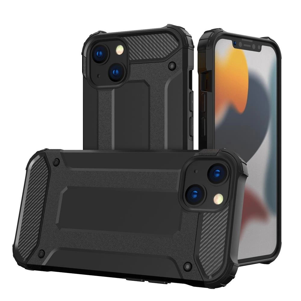 Hybrid Armor case iPhone 14 Plus pansret hybrid case sort