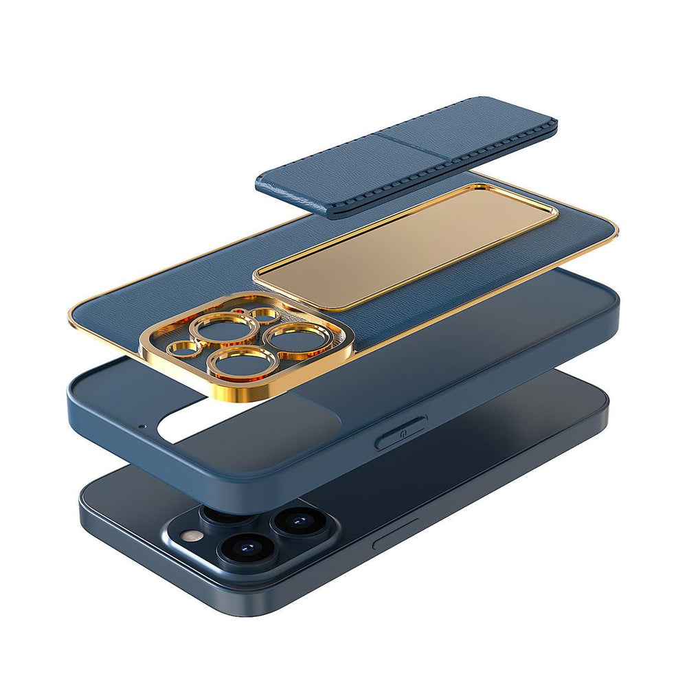 Ny Kickstand Case Case til iPhone 13 Pro med stativ lyserød
