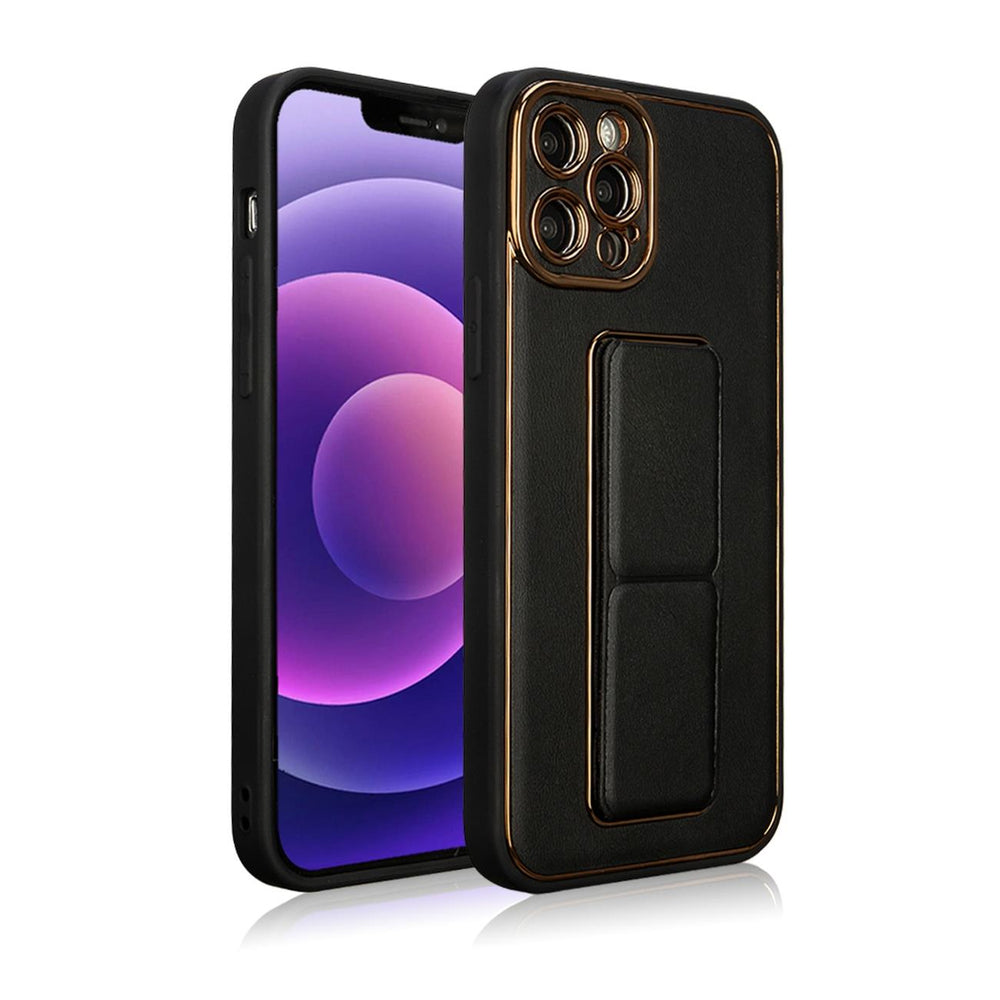 Ny Kickstand Case Case til iPhone 13 Pro med stativ sort