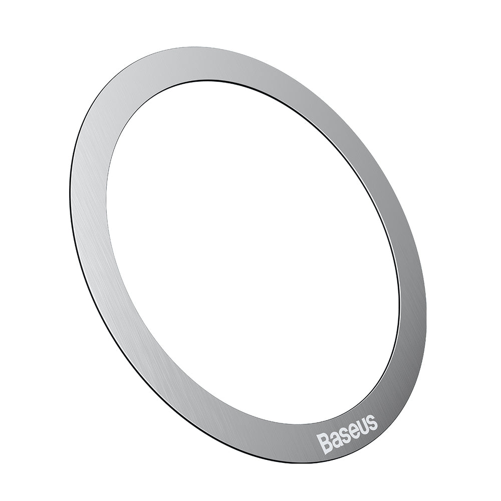 Baseus Halo Series magnetisk ring (2 stk./pakke) sølv (PCCH000012)
