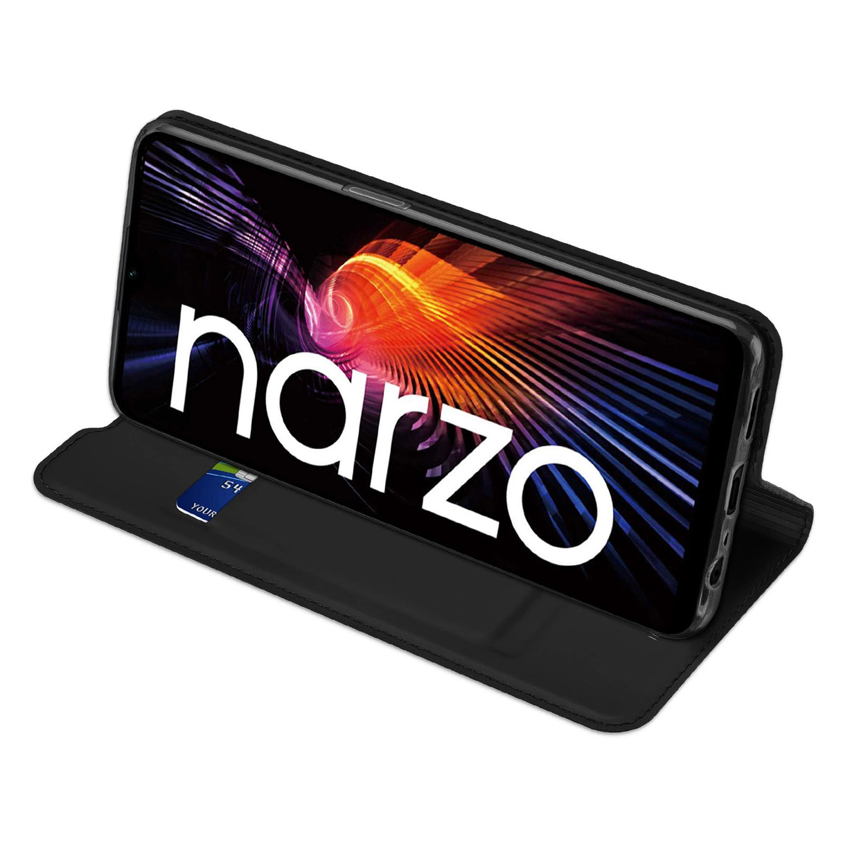 Dux Ducis Skin Pro Holster Cover med Flap Realme Narzo 50A sort