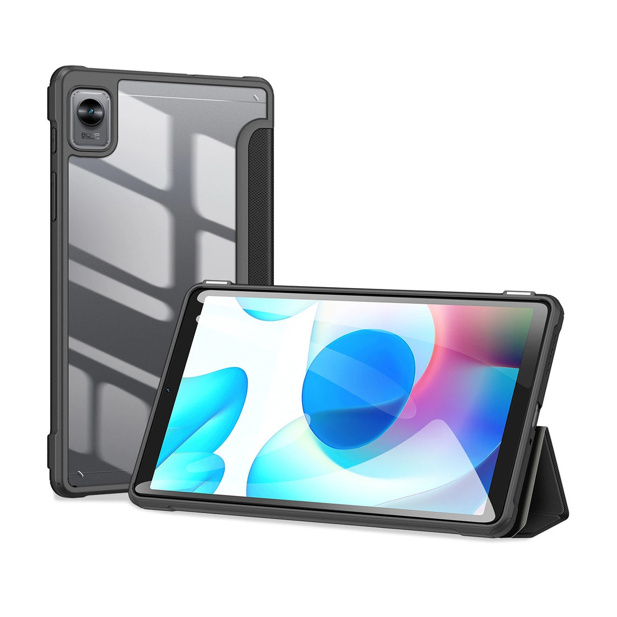 Dux Ducis Toby Armored Flip Smart Case til Realme Pad Mini sort