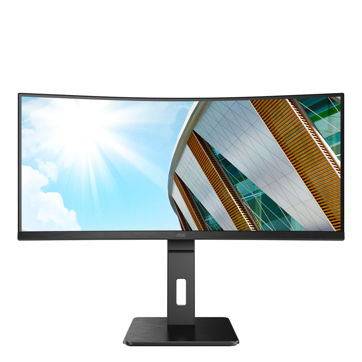 AOC P2 CU34P2A LED display 86,4 cm (34") 3440 x 1440 pixel Quad HD Sort