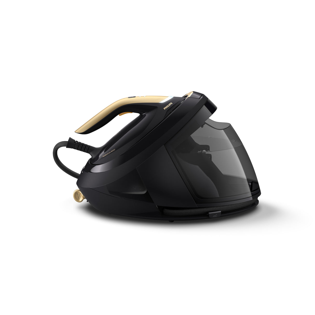Philips PSG8130/80 Dampstrygning station 2700 W 1,8 L SteamGlide Elite-strygesål Sort, Guld
