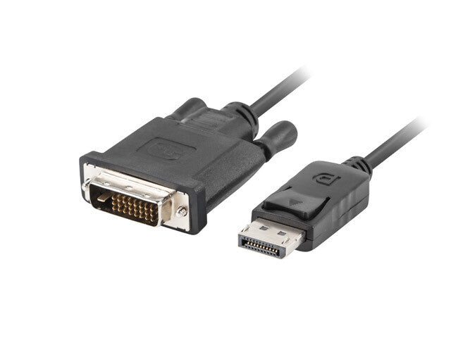 Lanberg CA-DPDV-10CU-0018-BK videokabel adapter 1,8 m DisplayPort DVI-D Sort