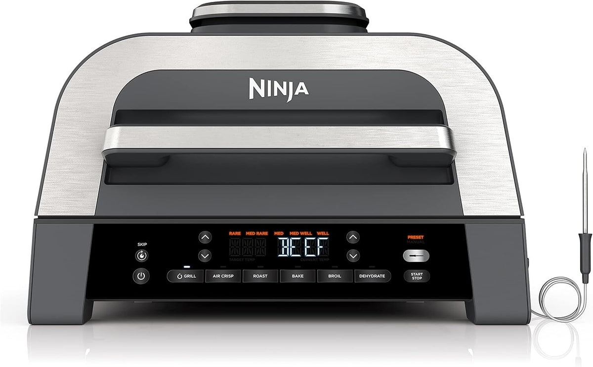 Ninja DG551EU fryer Single 3.8 L Stand-alone 1760 W Hot air fryer Black, Silver