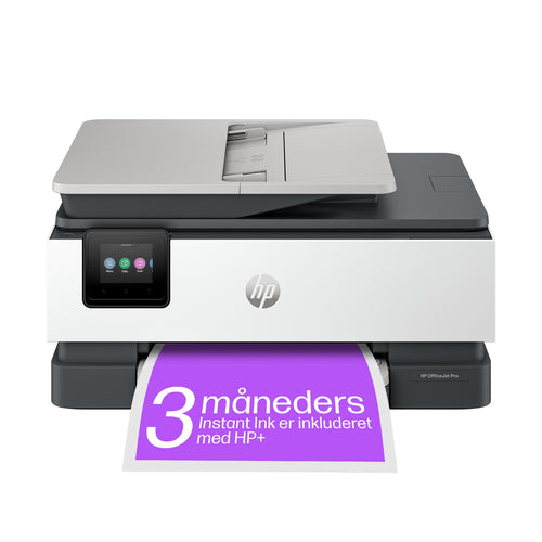 HP OfficeJet Pro 8132e Trådløst All-in-One Farve Printer, Instant Ink; 2-sidet printning