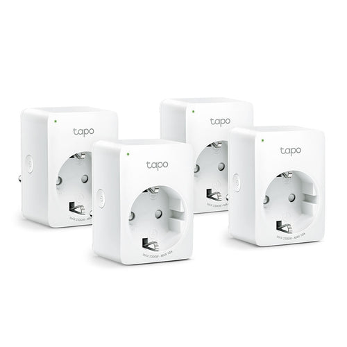 TP-Link Tapo P100 (4-pack) smart stik 2300 W Hvid