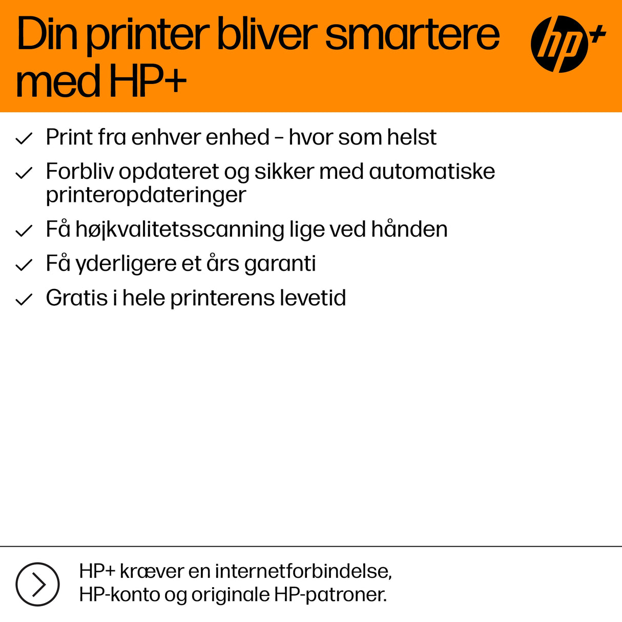 HP OfficeJet Pro 8132e Trådløst All-in-One Farve Printer, Instant Ink; 2-sidet printning