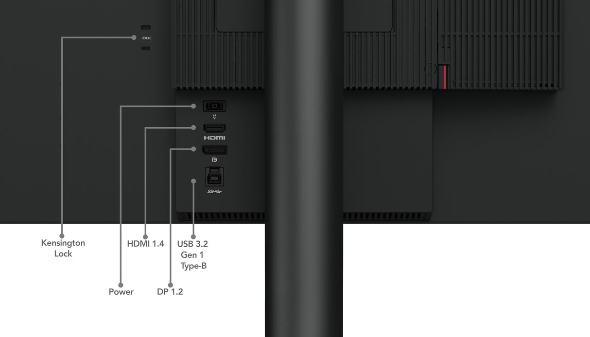 Lenovo ThinkCentre TIO-24 Gen5 computerskærm 60,5 cm (23.8") 1920 x 1080 pixel Fuld HD LED Sort
