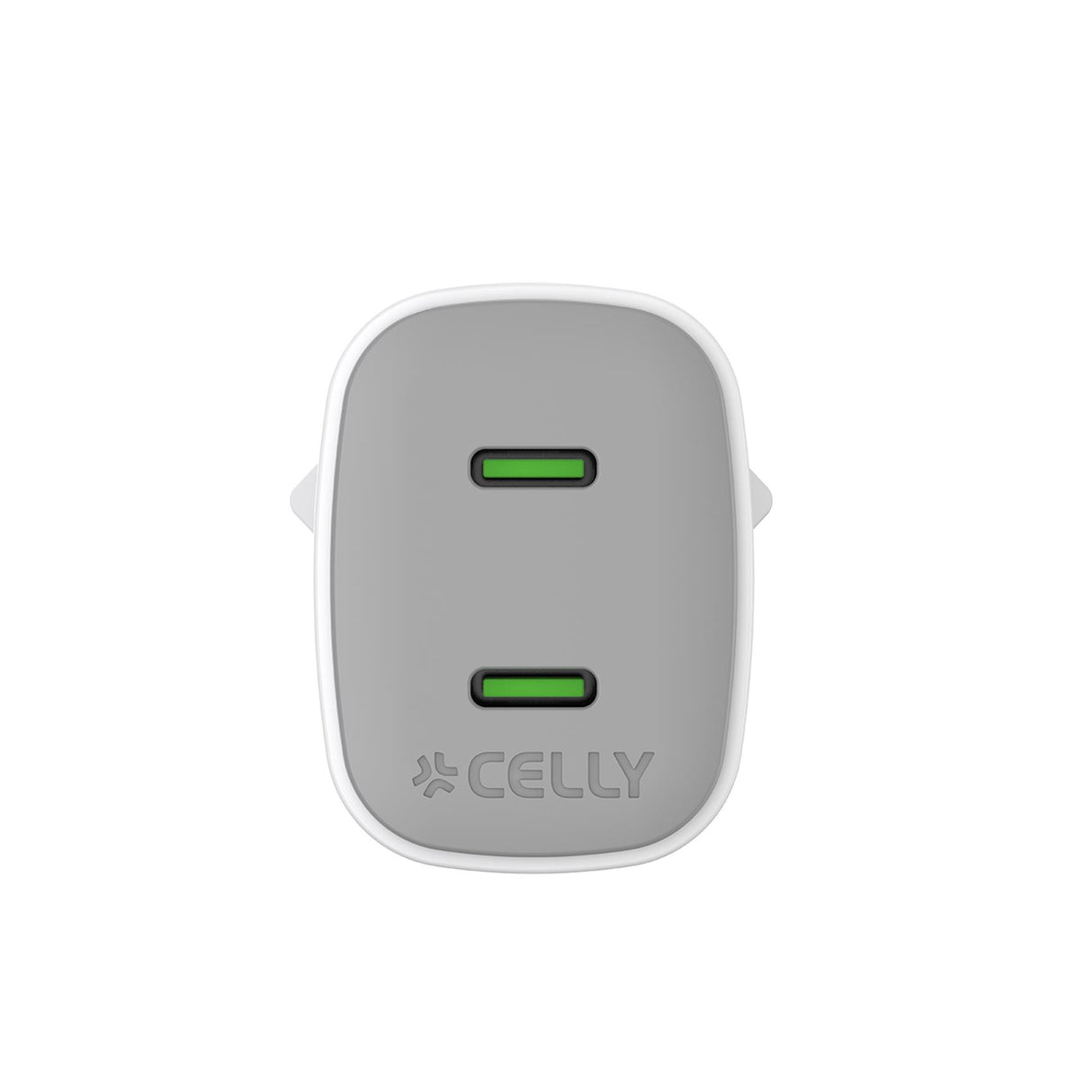 Celly Wall Charger 2xUSB-C 45W White