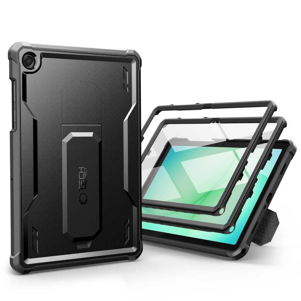 Tech Protect Kevlar Pro 2 Sæt Galaxy Tab A9+ / A11+ Plus 11.0 X210 / X215 / X216 / X230 / X235 / X236 Sort
