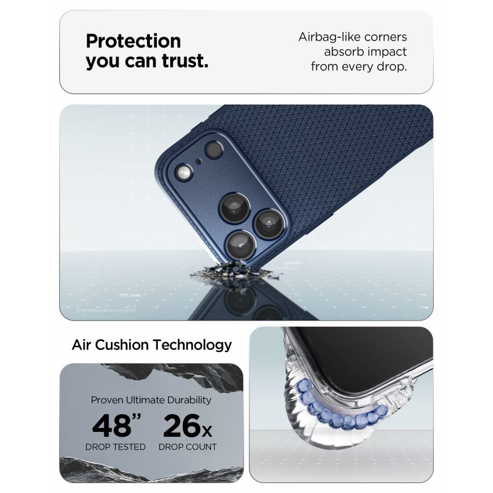 Spigen Liquid Air Iphone 17 Pro Max / 18 Pro Max Marineblå