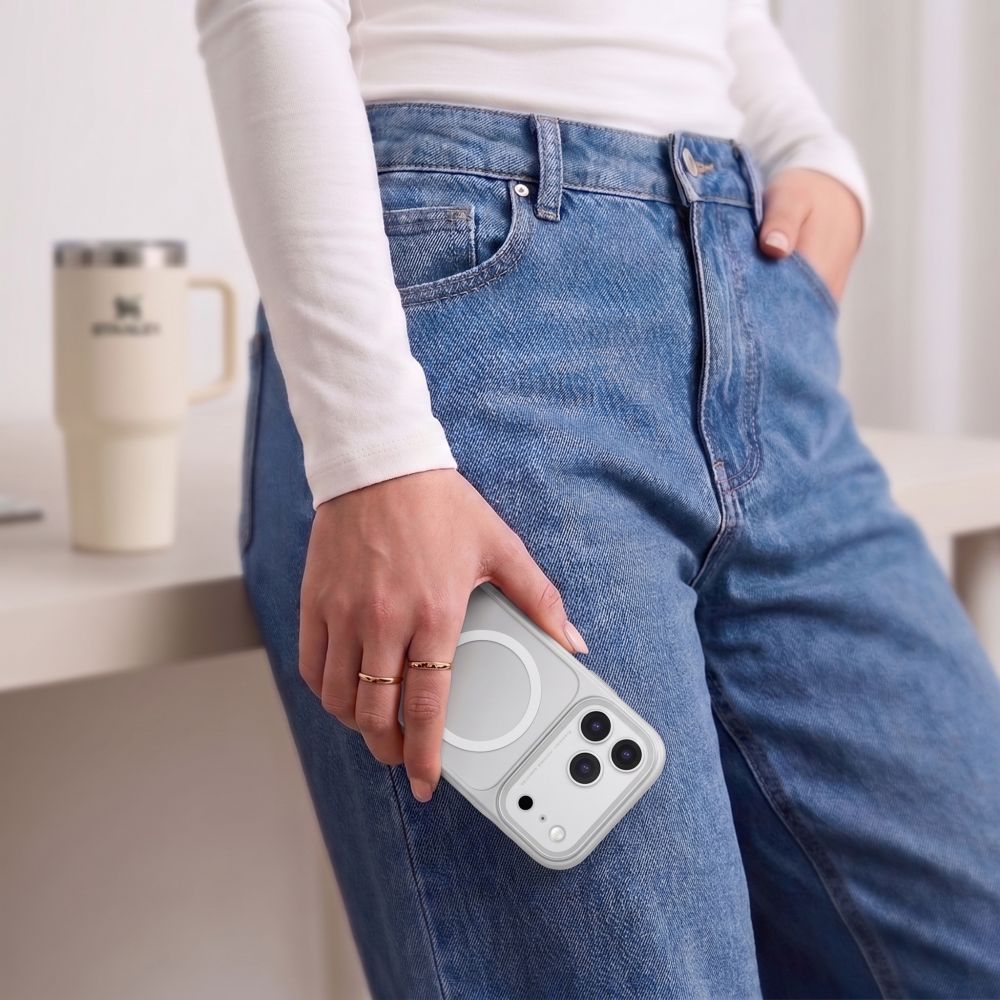Tech Protect Magprime Magsafe Cc Iphone 17 Pro / 18 Pro Mat Grå