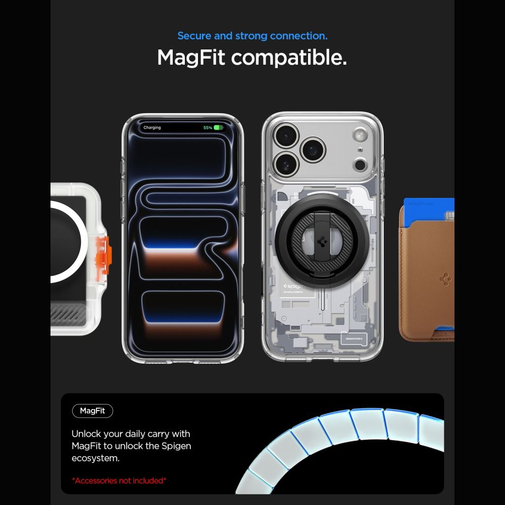 Spigen Ultra Hybrid Magsafe Iphone 17 Pro Max / 18 Pro Max Zero One Hvid
