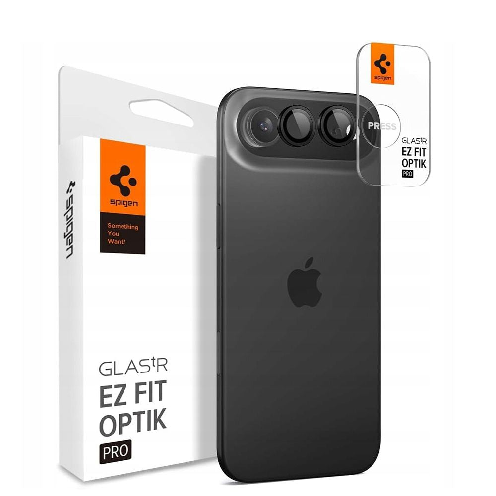 Kamera Beskyttelse Spigen Optik Pro Glas.Tr ”Ez Fit” Camera Protector 2 Pack Iphone Air Black