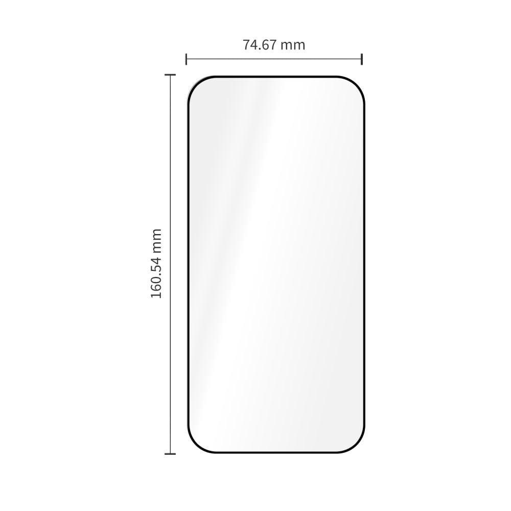 Hærdet Glas Tech Protect Quick Set+ 2 Pack Iphone 17 Pro Max / 18 Pro Max Black