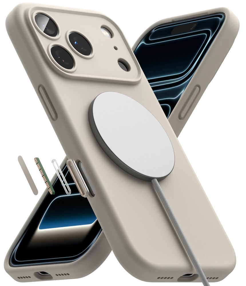 Ringke Silikone Magnetisk Magsafe Iphone 18 Pro Sten