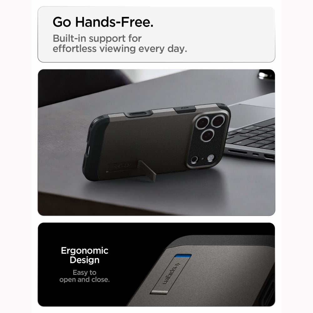 Spigen Tough Armor T Magsafe Iphone 17 Pro / 18 Pro Gunmetal