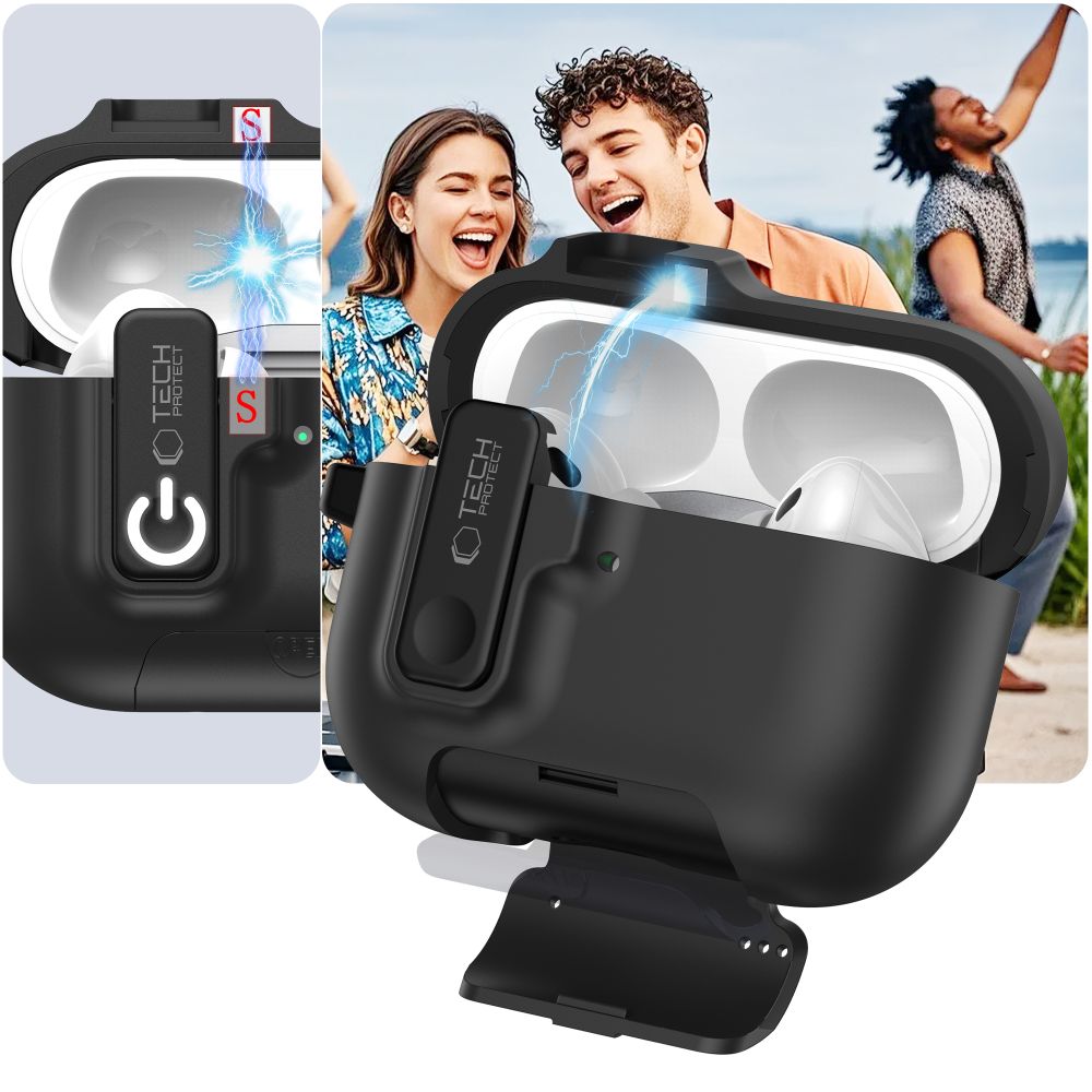 Tech Protect Slim Hook Apple Airpods Pro 3 Sort