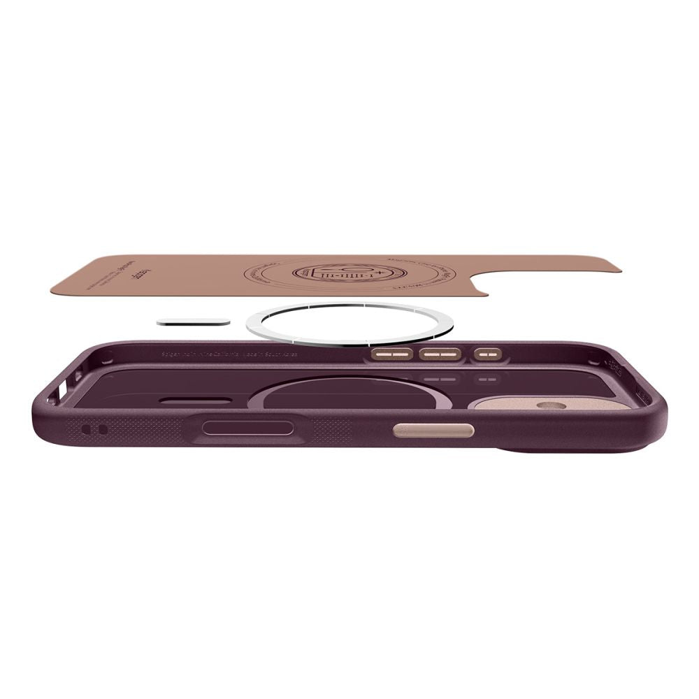 Spigen Nano Pop Mag Magsafe Iphone 17 Burgundy Bønne