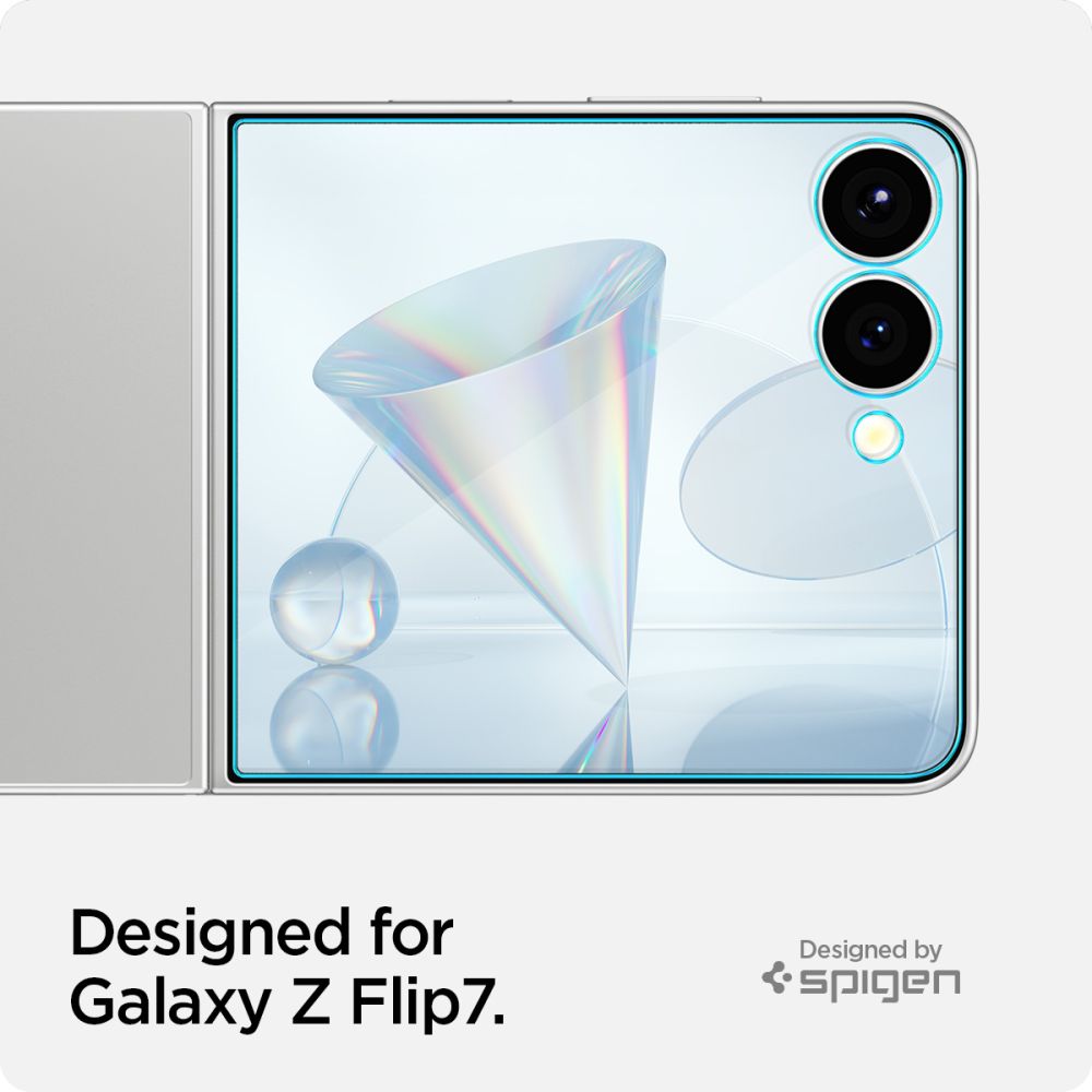 Hærdet Glas Spigen Glas.Tr ”Ez Fit” Hd Galaxy Z Flip 7/8 Clear